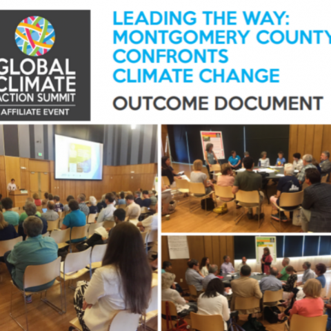 Leading the Way: Montgomery County Confronts Climate Change outcome document
